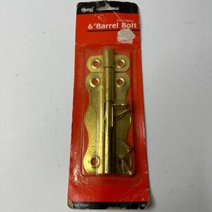 Guard Security Extra‎ Heavy 6 Inch Barrel Bolt - Brass Finish